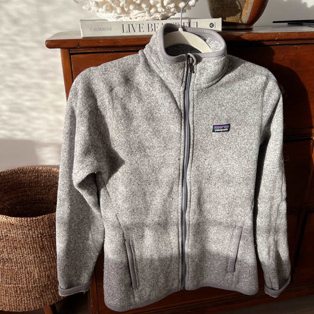 Patagonia fleece jacket, grey size S